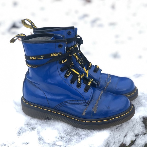 blue dm boots